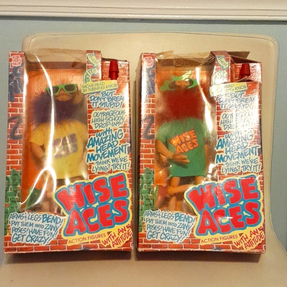 Wise Aces action figures with an Attitude - Picture 1 of 3
